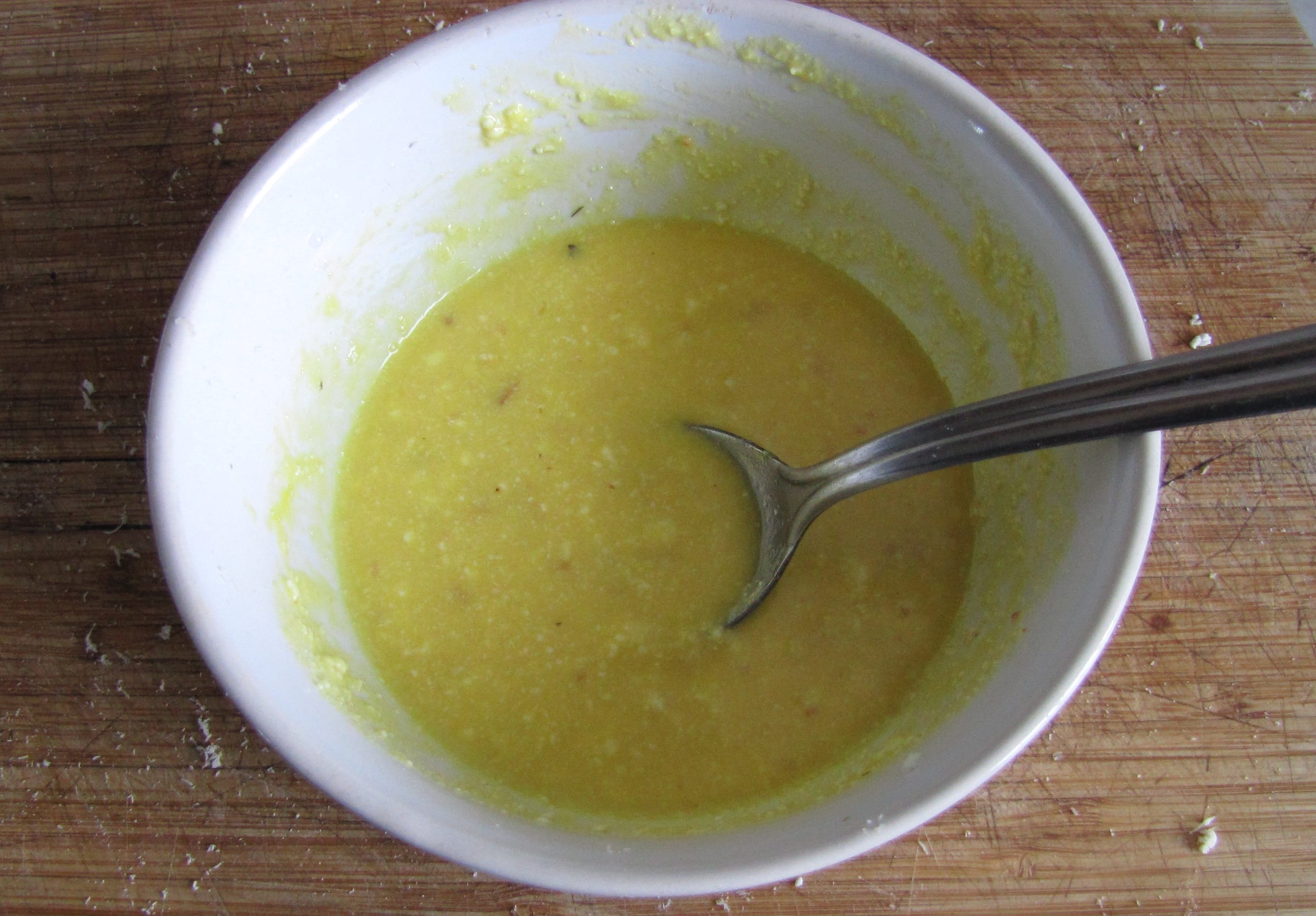 mixture with egg